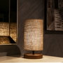 Opviq Lámpara de mesa AYD-2846 estilo mimbre